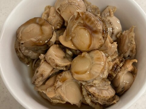 お家で手軽に、煮ホタテ・煮はまぐり!